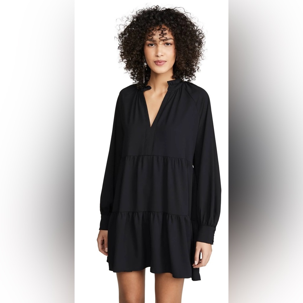 Amanda Uprichard Black Mini Dress